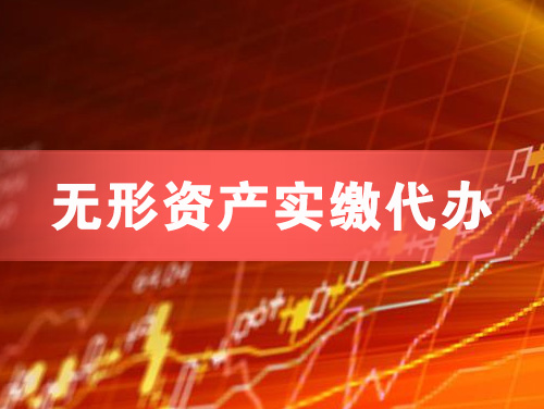 眉山无形资产实缴资本代办